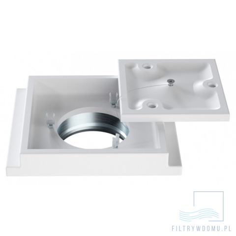 nawiewnik gipsowy square