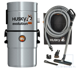 Husky Evolution odkurzacz centralny z dwoma zestawami do sprzątania