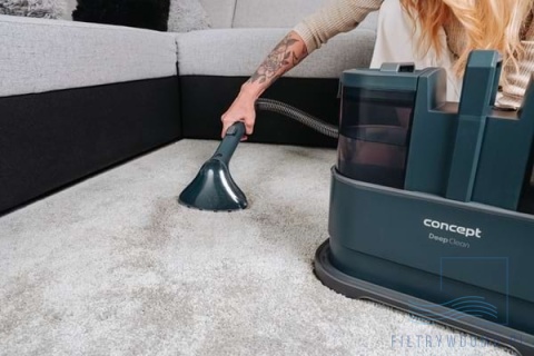 Pranie dywanu odkurzaczem piorącym Concept DEEPCLEAN 450 W TP2010