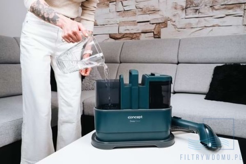 Pojemniki na czystą i brudną wodę w odkurzaczu piorącym Concept DEEPCLEAN TP2010