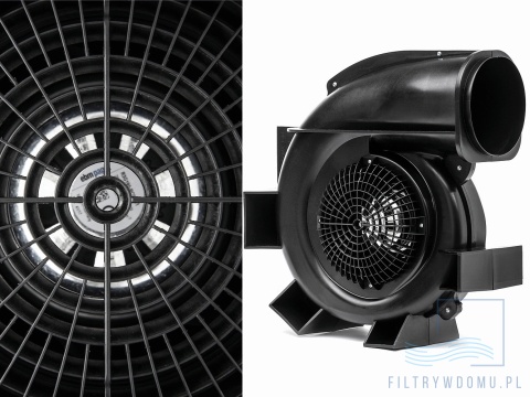 Energooszczędne wentylatory EC w rekuperatorze Kermi DX 4 zapewniające cichą pracę 24/7