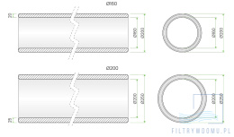 Rura EPS 160mm Peflex