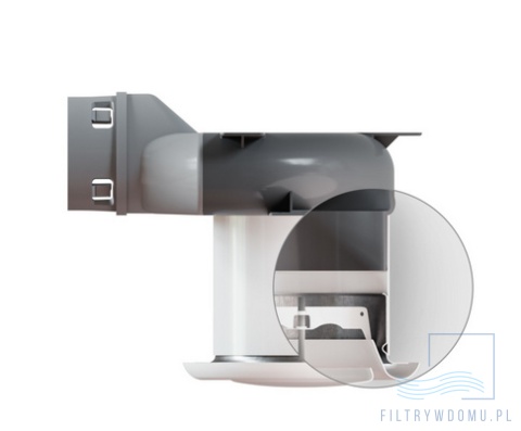 Skrzynka rozprężna Pe-Flex 2x90mm nyplowa(montaż podłoga)