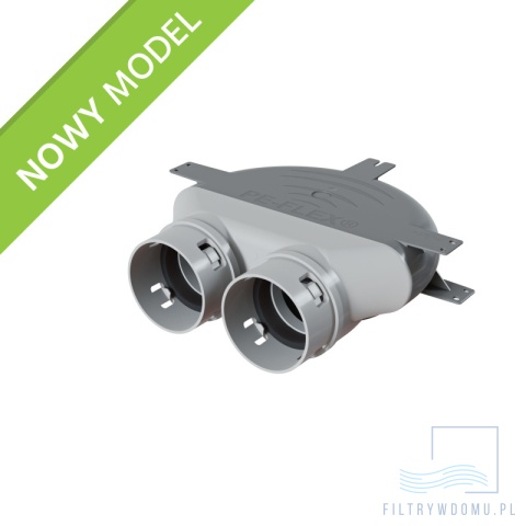 Skrzynka rozprężna Pe-Flex 2x90mm nyplowa (montaż sufit)