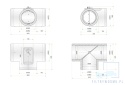 PEFLEX EPS 2.0 – trójnik z przepustnicą regulacyjną Ø160/Ø200 mm – wymiary