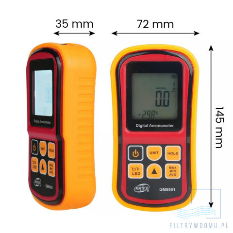Anemometr - wiatromierz Benetech GM8901 Anemometr - wiatromierz Benetech GM8901