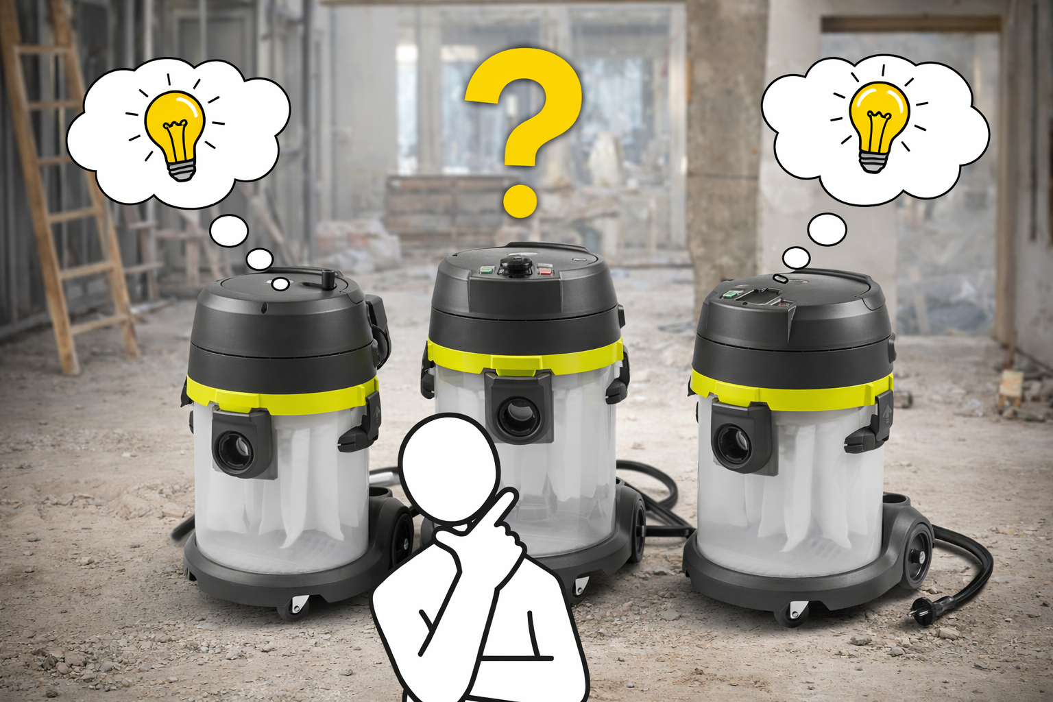 Profi 7 MF vs MF E vs MF Z-E – porównanie odkurzaczy przemysłowych